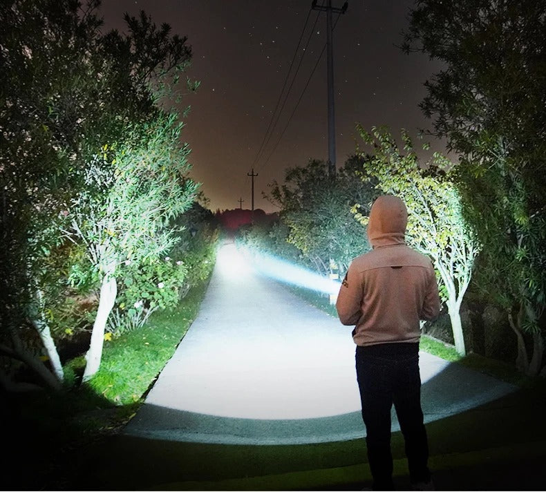 Superhelle LED-Taschenlampe mit Fokus