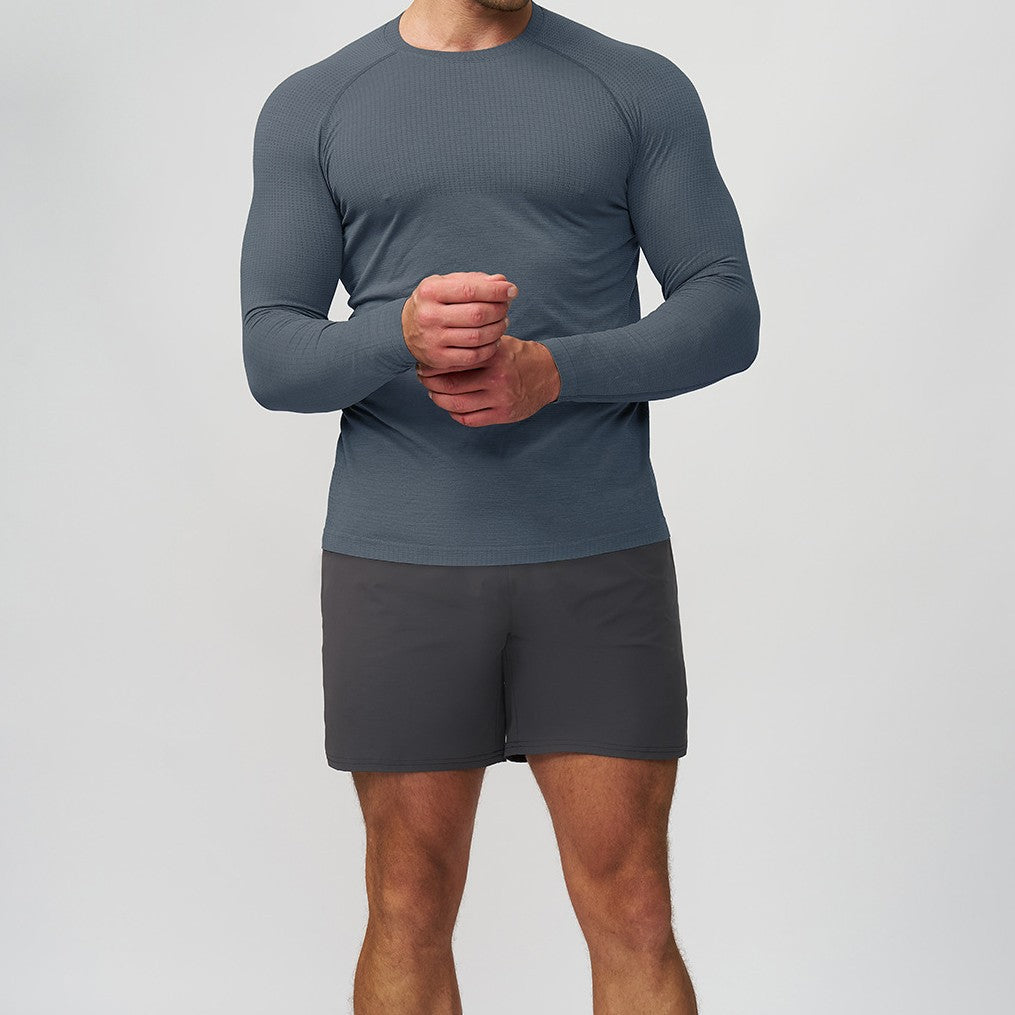 Langarm T-Shirt Schnell-Trocknend für Sport – Bild 2 | LuxeStyle
