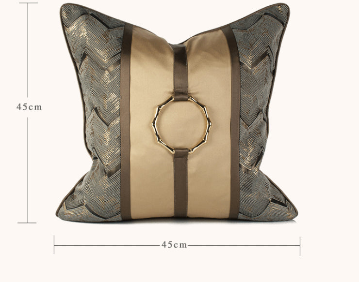 Kissenhülle Kupferring-Ornament – Bild 6 | LuxeStyle