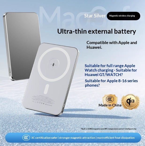 Magnetische Powerbank 10’000 mAh