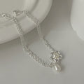 S925 Sterling Silber Perlenblumen Armband | LuxeStyle