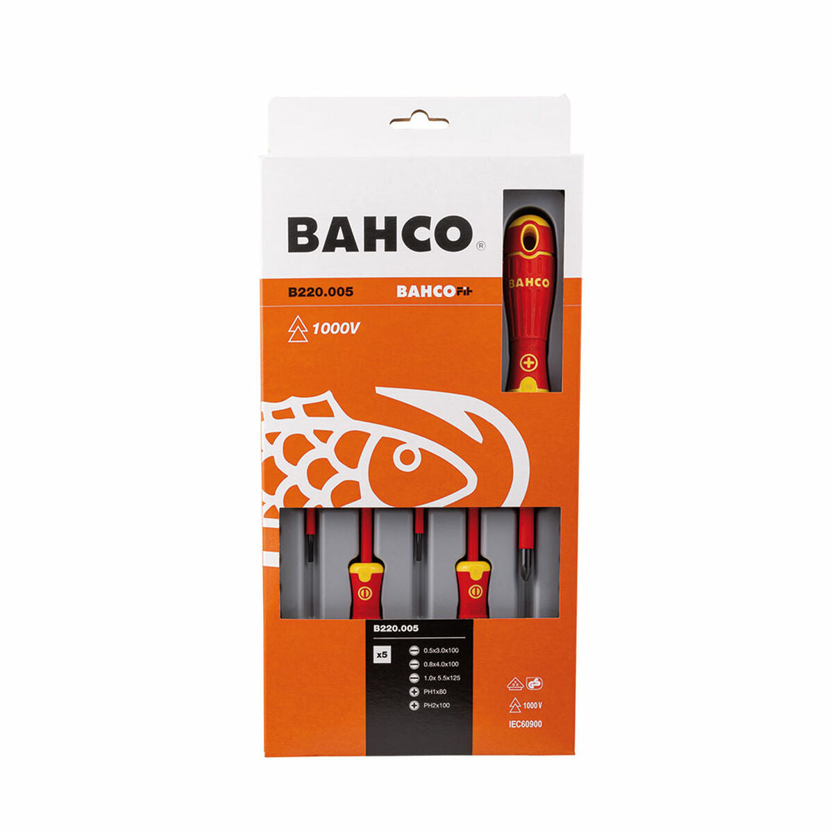 Schraubendreher-Set Bahco Bahcofit 5 Stücke