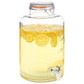 XXL Wasserspender mit Zapfhahn, 8 L Glas