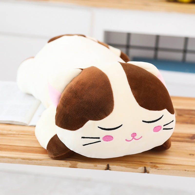 Snooze-Katze Plüschtier-Kissen – Bild 6 | LuxeStyle