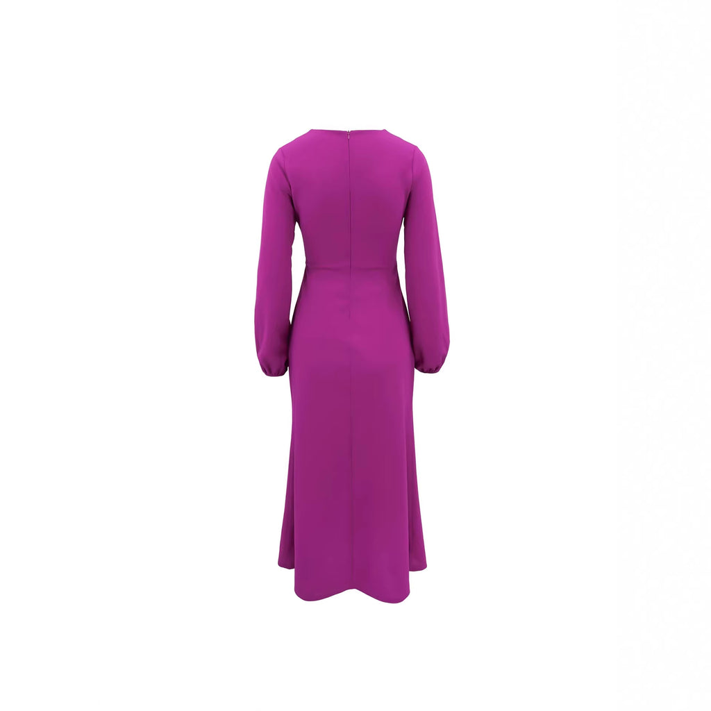 Elegantes A-Linien Kleid mit langen Ärmeln | LuxeStyle