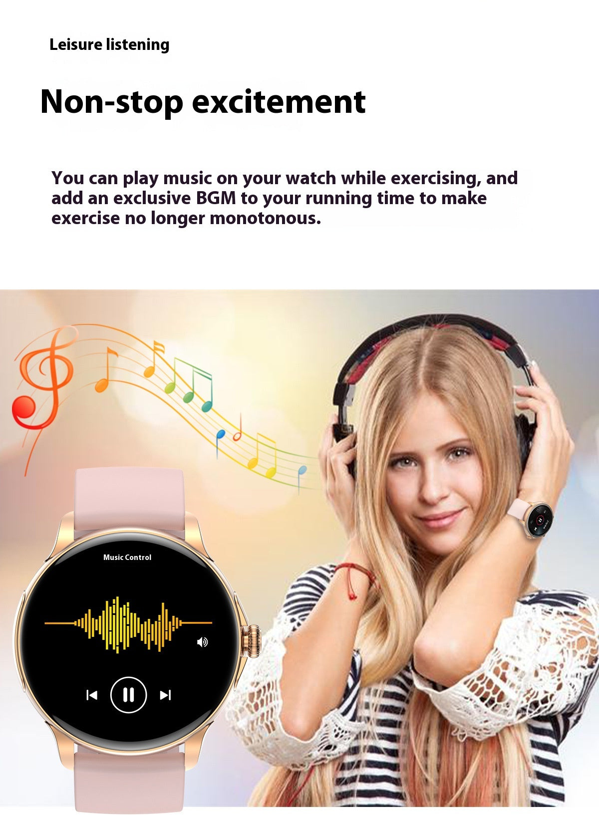 Smart-Armbanduhr mit Gesundheits-Features