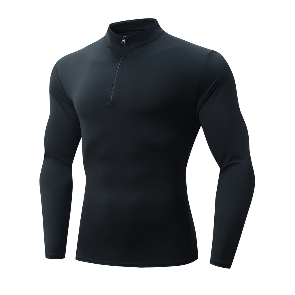 Herren Kompressionsshirt mit Reissverschluss