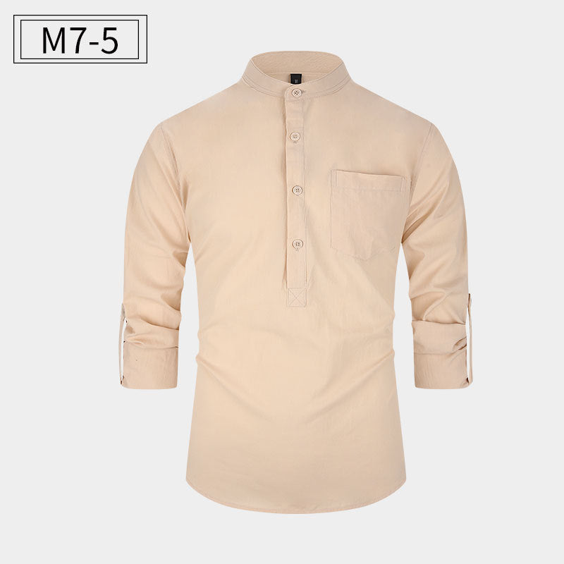 Herren Baumwollhemd – Lässiger Stil – Bild 18 | LuxeStyle