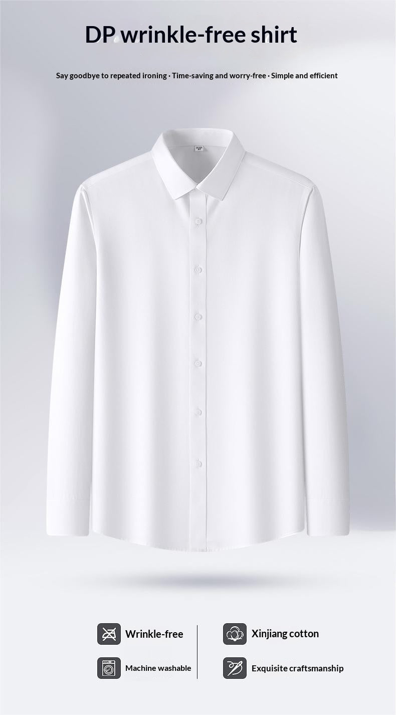 Businesshemd Slim Fit, bügelfrei, reine Baumwolle – Bild 5 | LuxeStyle