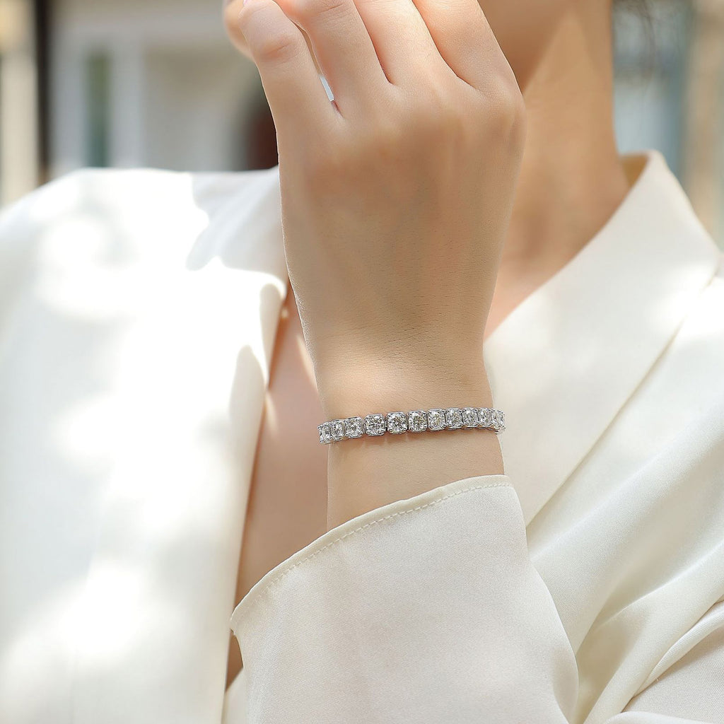 Moissanit Armband verstellbar – Bild 5 | LuxeStyle