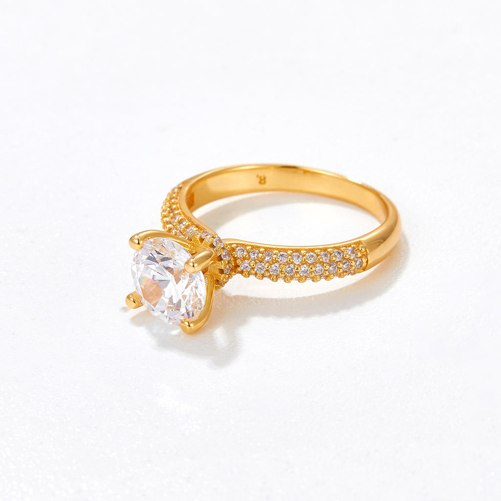 Eleganter Zirkonring im Old Money Stil