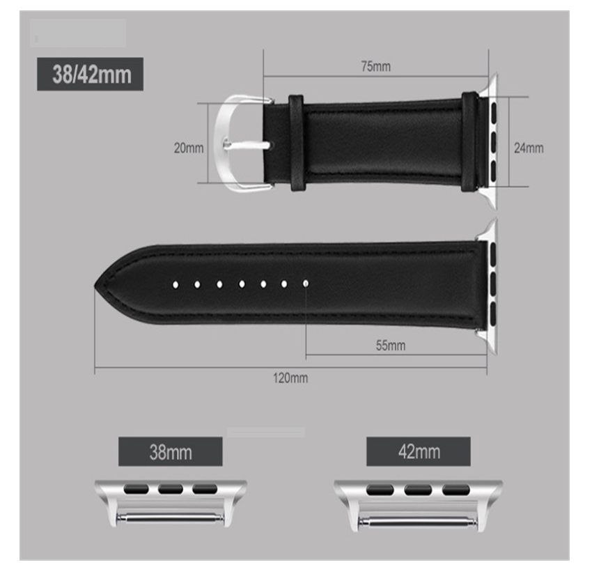 Echtleder Armband für Smartwatch – Bild 2 | LuxeStyle