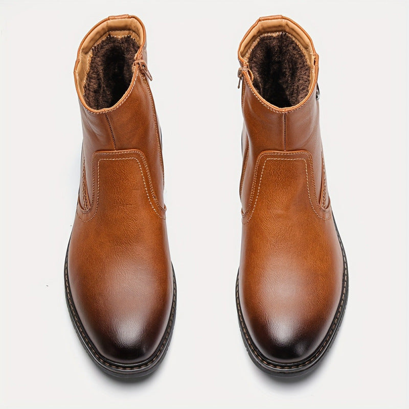 Elegante Herren-Dress Boots mit Reissverschluss