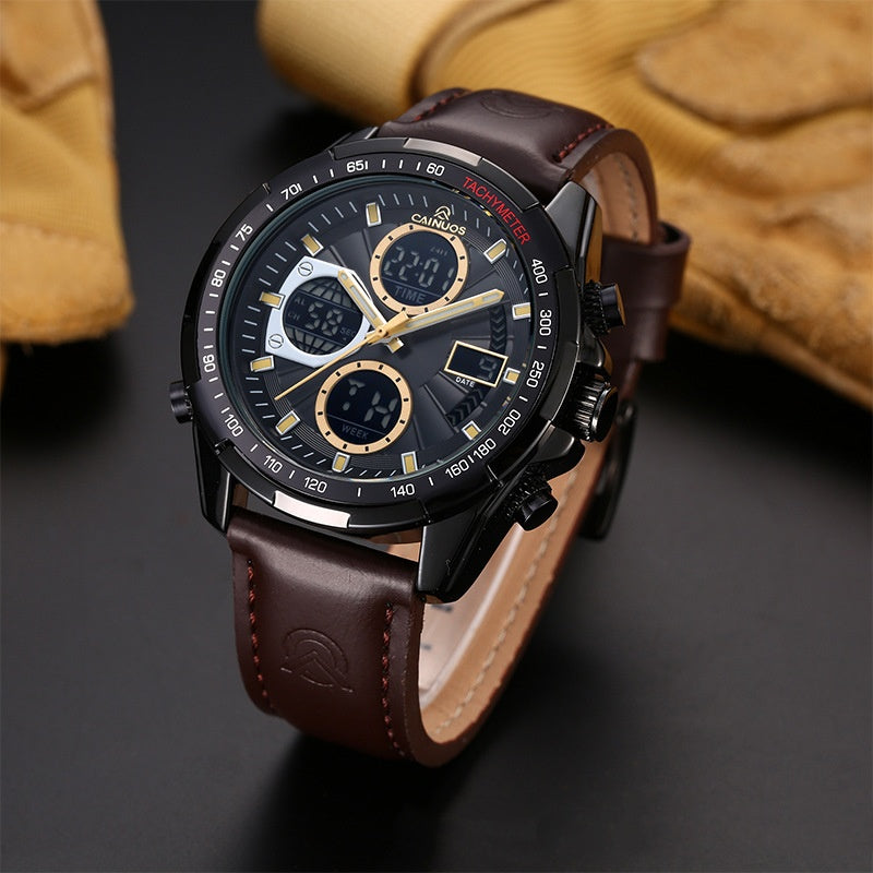 Wasserdichte leuchtende Multifunktions-Quarz-Digitaluhr – Bild 2 | LuxeStyle