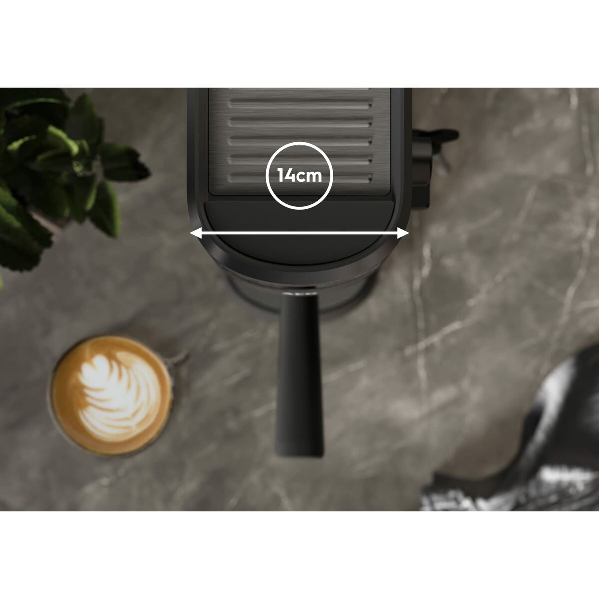 Manuelle Express-Kaffeemaschine AEG EC6-1-6BST Schwarz 1450 W 1 L