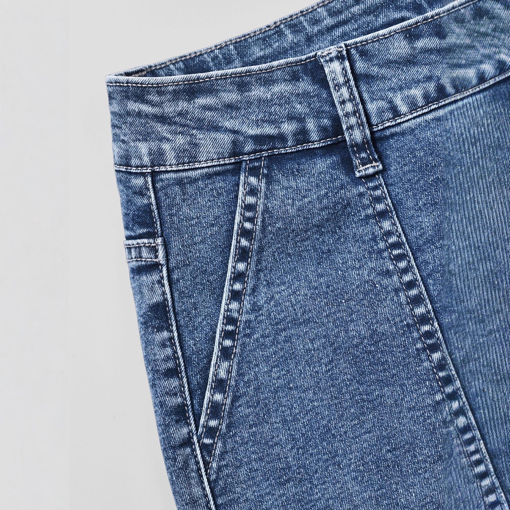 Dunkelblaue Slim-Fit-Hose