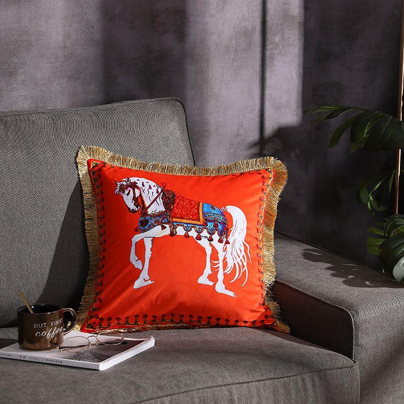 Fransen-Kissen mit doppelseitigem Print – Bild 15 | LuxeStyle