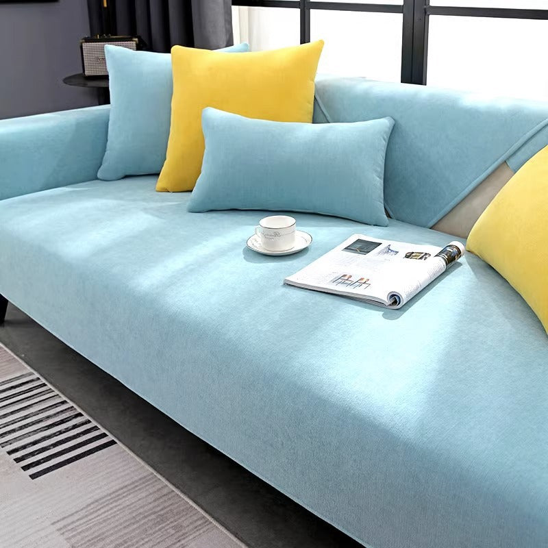 Chenille-Sofakissen – Bild 8 | LuxeStyle