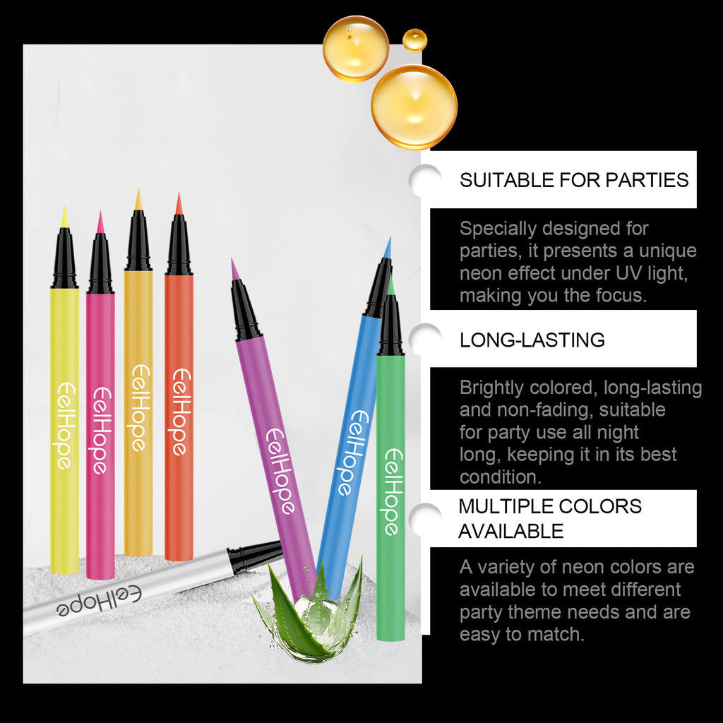 8 Farben Neon Flüssig-Eyeliner – Bild 3 | LuxeStyle