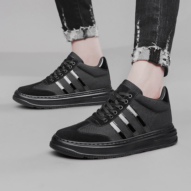 High-Top Board Sneaker mit Plattformabsatz – Bild 7 | LuxeStyle
