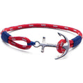 Tom Hope Armband mit Anker Rot-Navy
