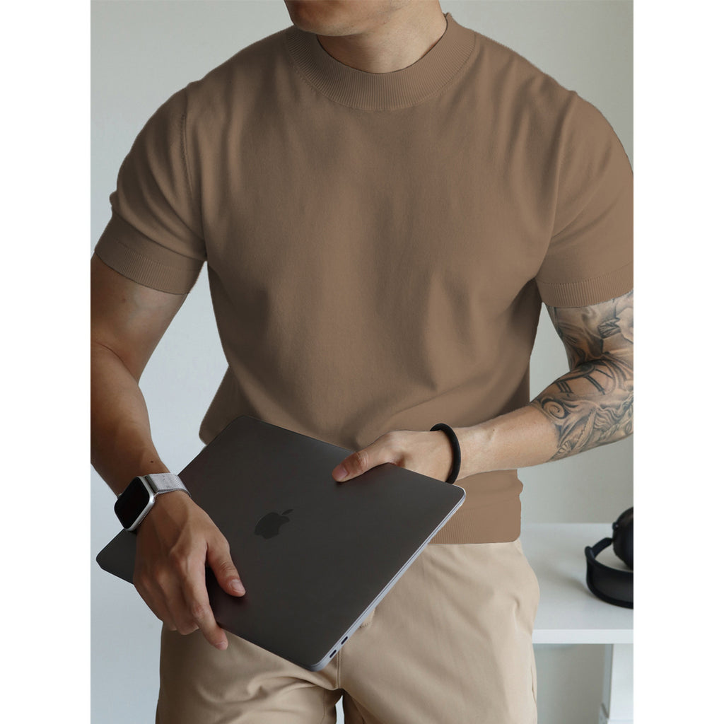 Anzug mit Eisseide-T-Shirt