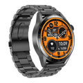 Smartwatch rund mit Bluetooth-Telefonie und Herzfrequenz