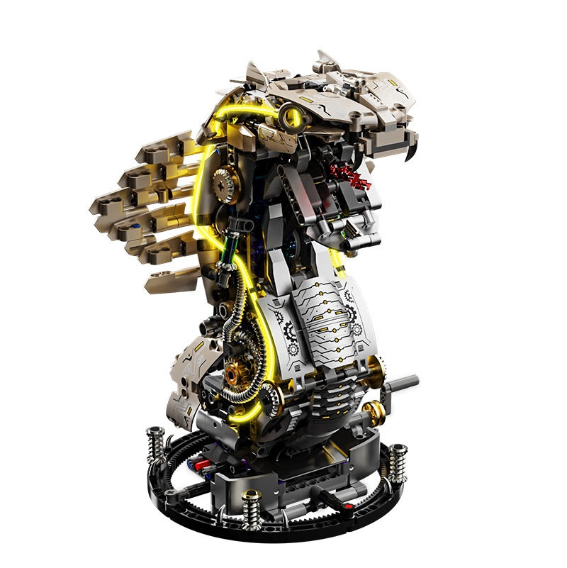 Mechanische Kobra Baustein-Modell mit Licht