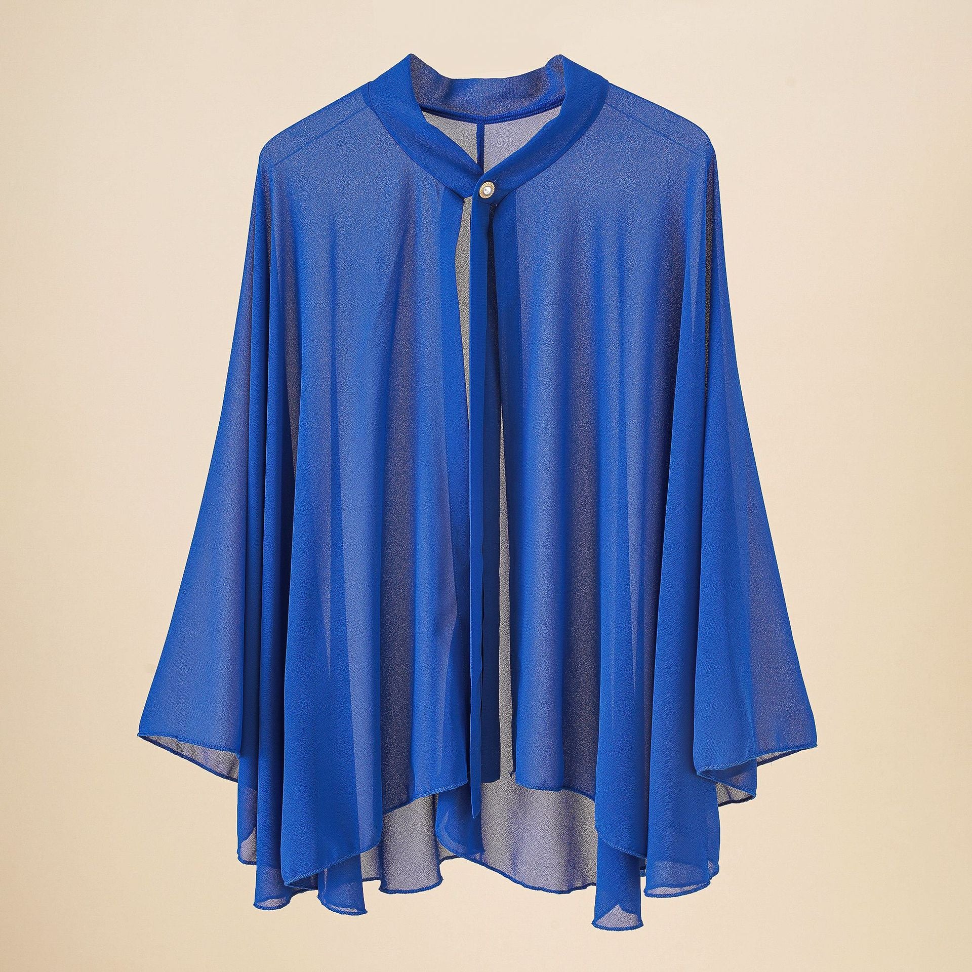 Kurzer Cardigan aus Chiffon mit UV-Schutz