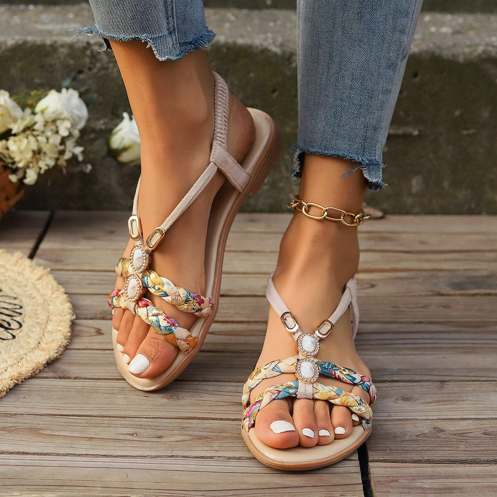 Flache Outdoor‑Sandalen mit Rundkopf – Plus Size – Bild 13 | LuxeStyle