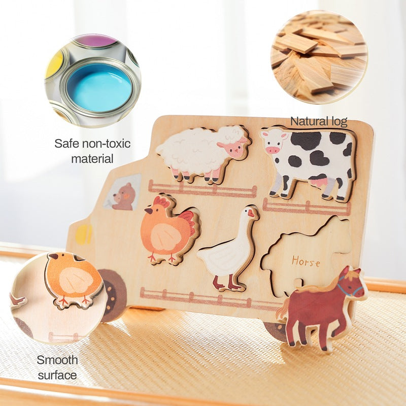 Holz-Puzzle für frühe Bildung – Bild 5 | LuxeStyle