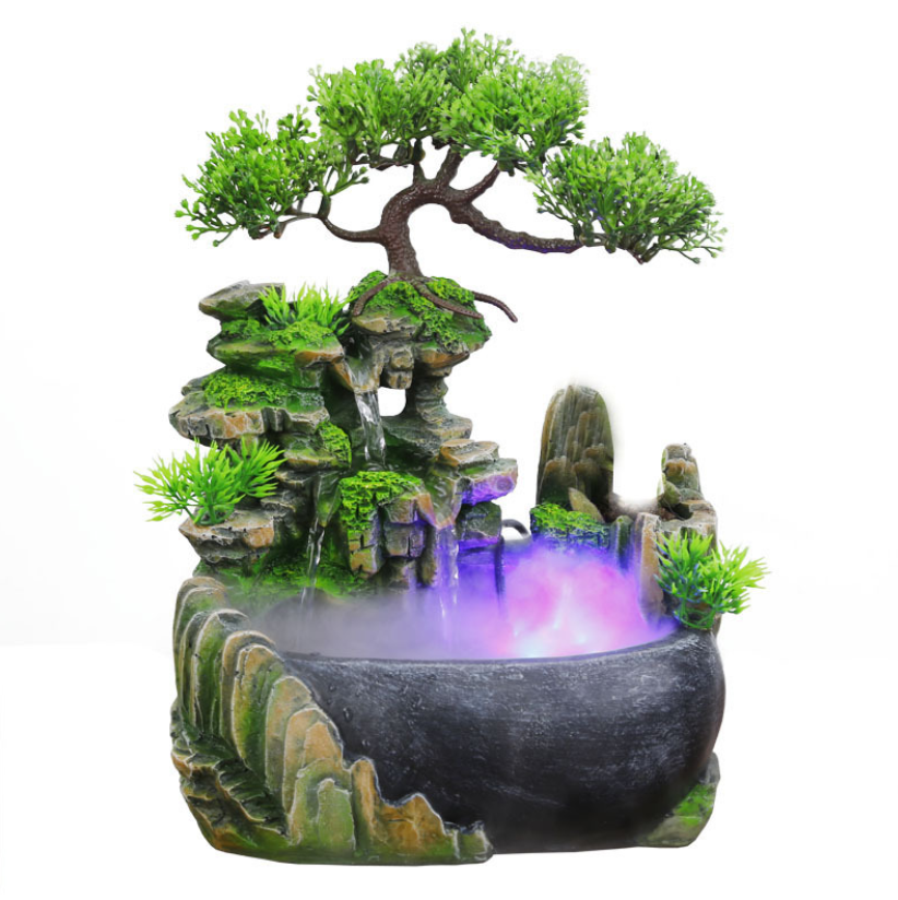 Luftbefeuchter mit Fels- und Wasserfall-Design – Bild 5 | LuxeStyle