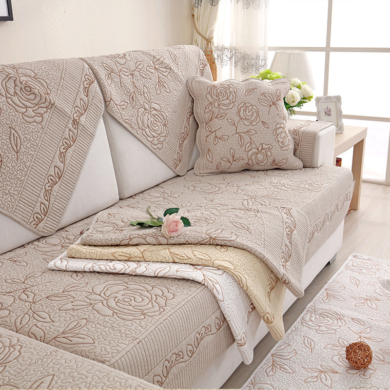 Sofa-Kissen aus gewaschener Baumwolle – Bild 5 | LuxeStyle