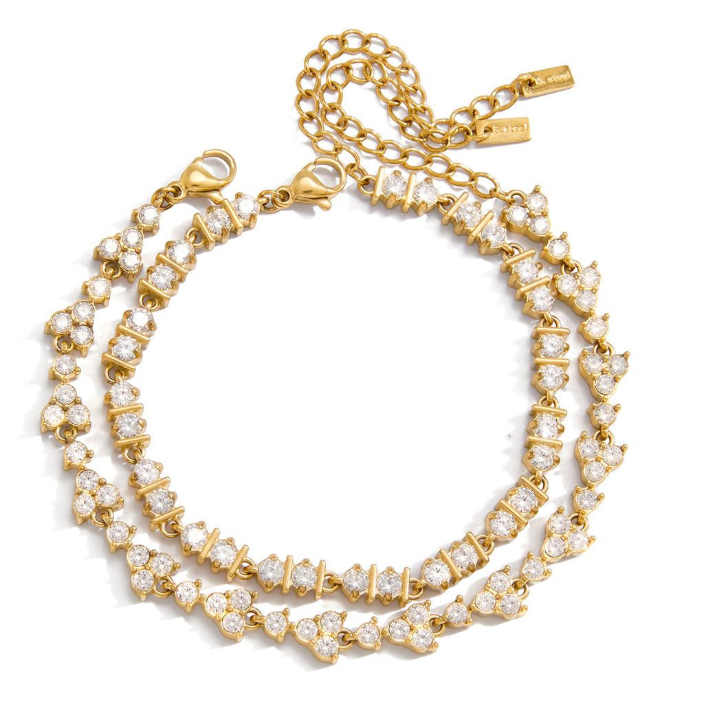 Stahl-Zirkon-Armband – Bild 4 | LuxeStyle