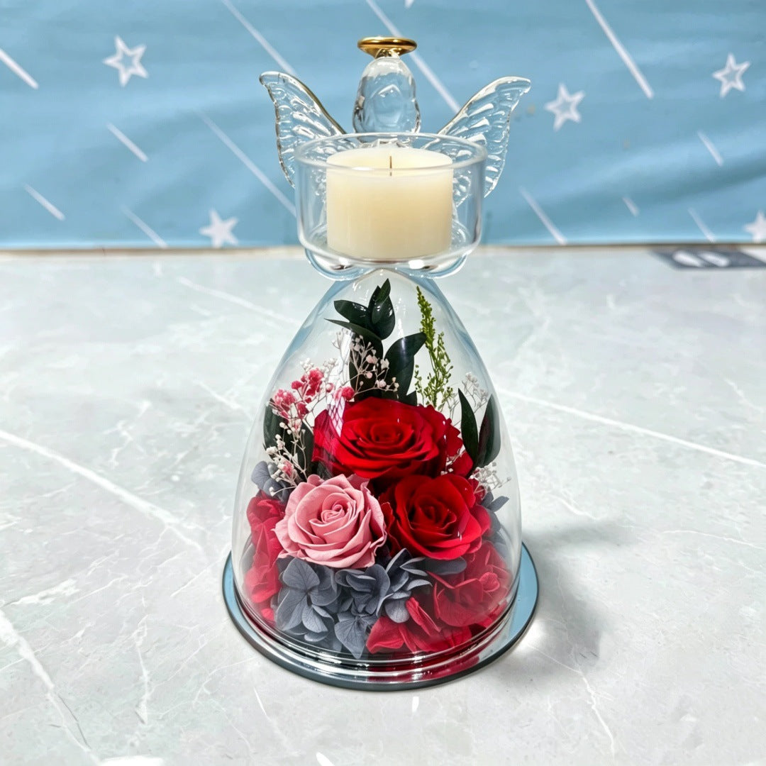 Rosenstrauss Engel-Geschenk (ewig haltbar)