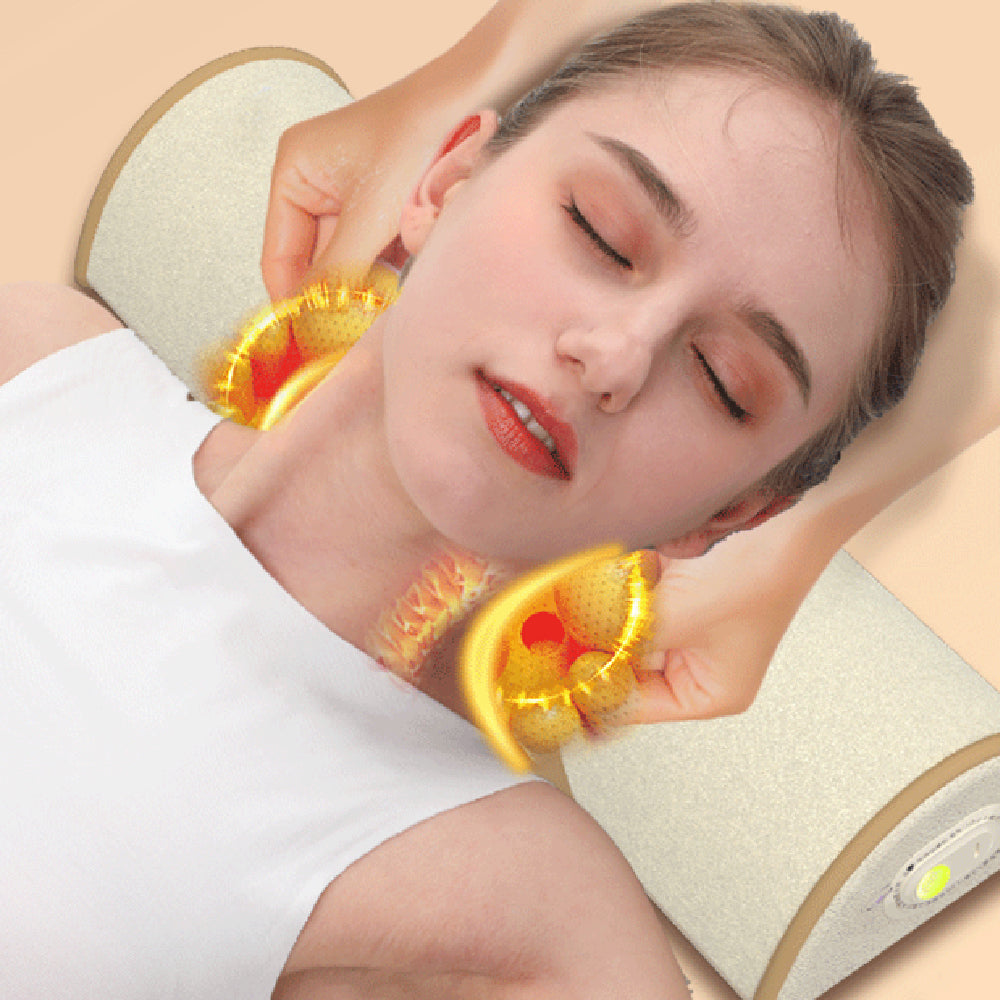Nackenmassagekissen aus Wildlederimitat