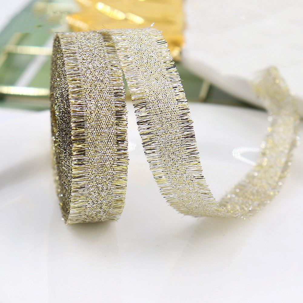 Dekoratives Gold‑Silber‑Ribbon mit Schleife – Bild 18 | LuxeStyle
