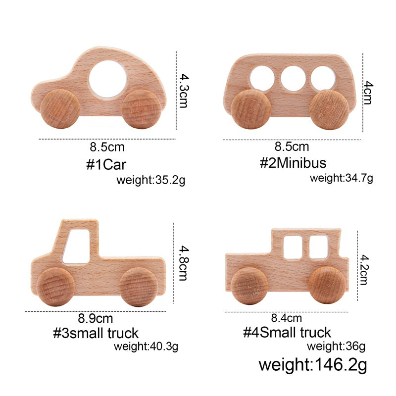 Trägheits-Schiebeauto aus Holz – Bild 4 | LuxeStyle