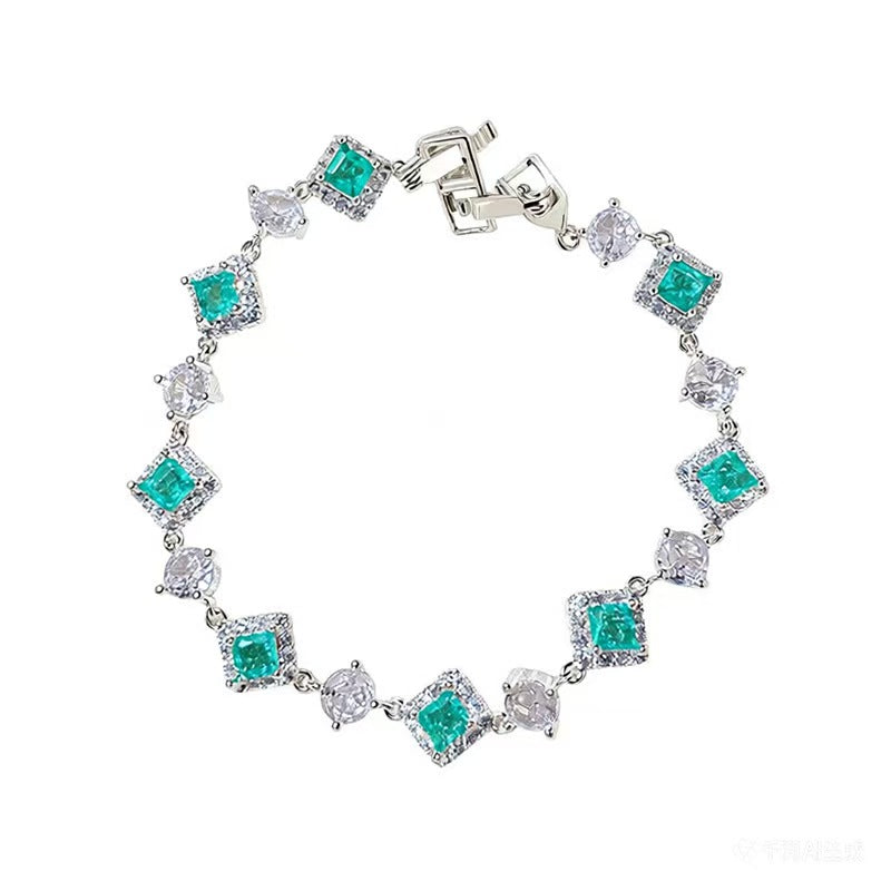 Koreanischer Rhombus-Zirkonia-Armband