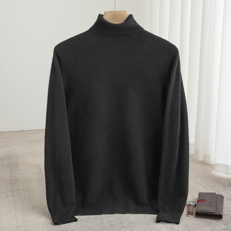 Cashmere-Pullover mit Rollkragen