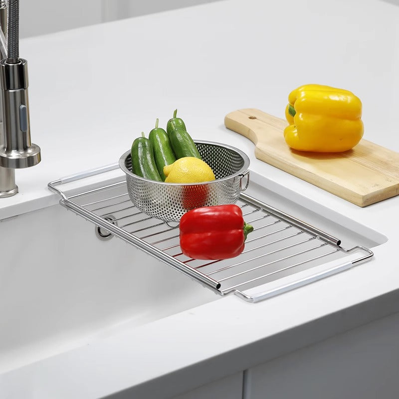 Stahl-Teleskop-Entwässerungsständer für Küche – Bild 2 | LuxeStyle