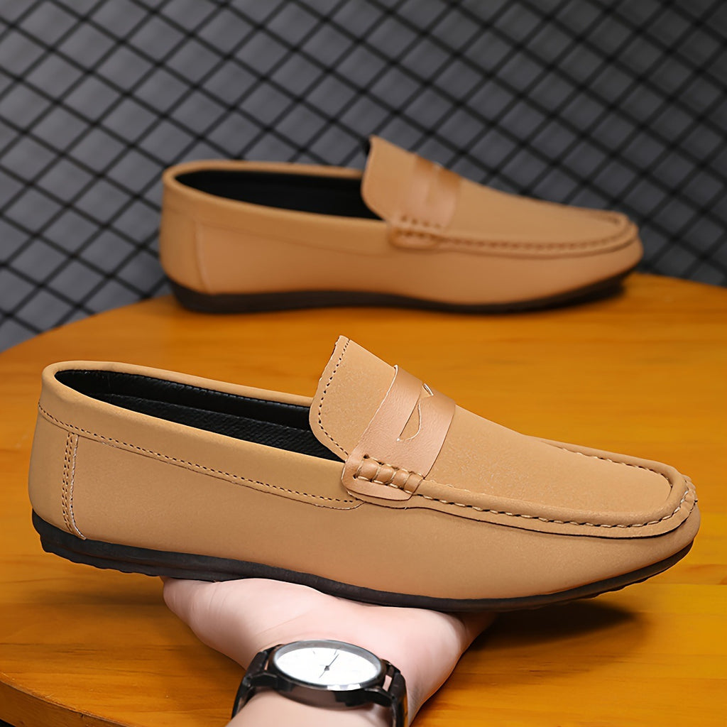 Herren Penny Loafers aus Canvas