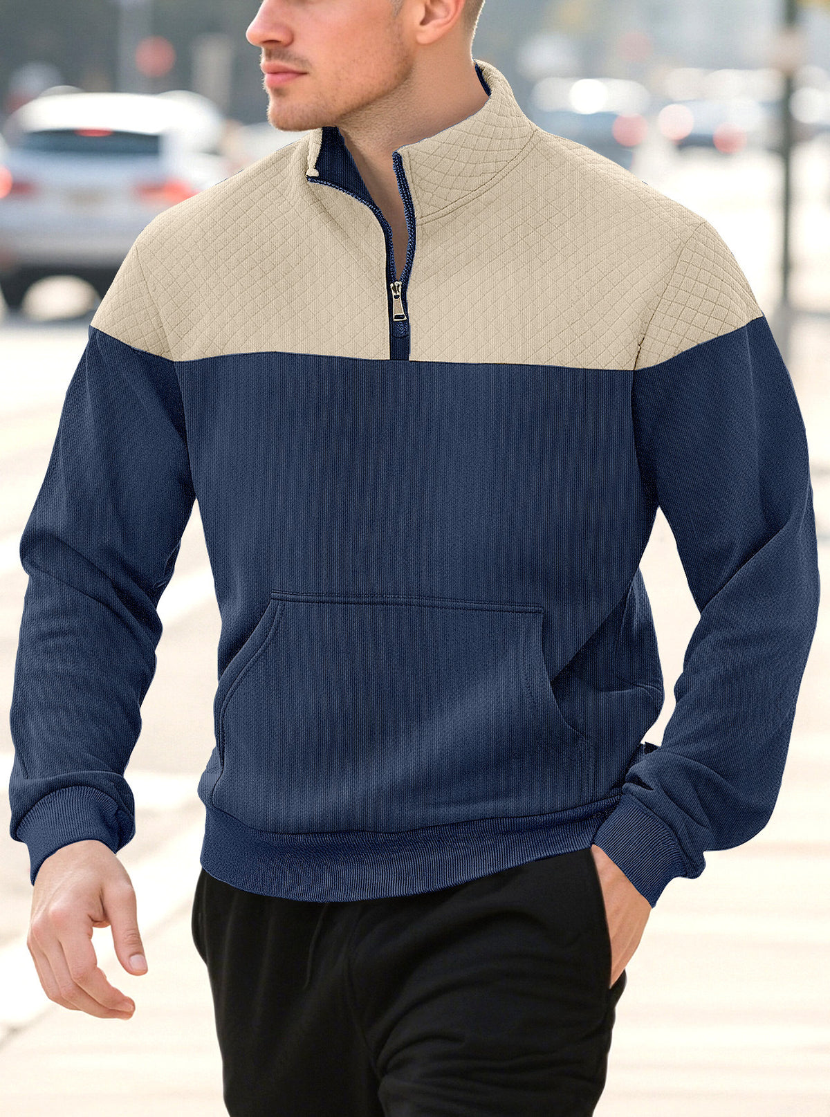 Strickjacke mit Reissverschluss für Herren – Bild 2 | LuxeStyle