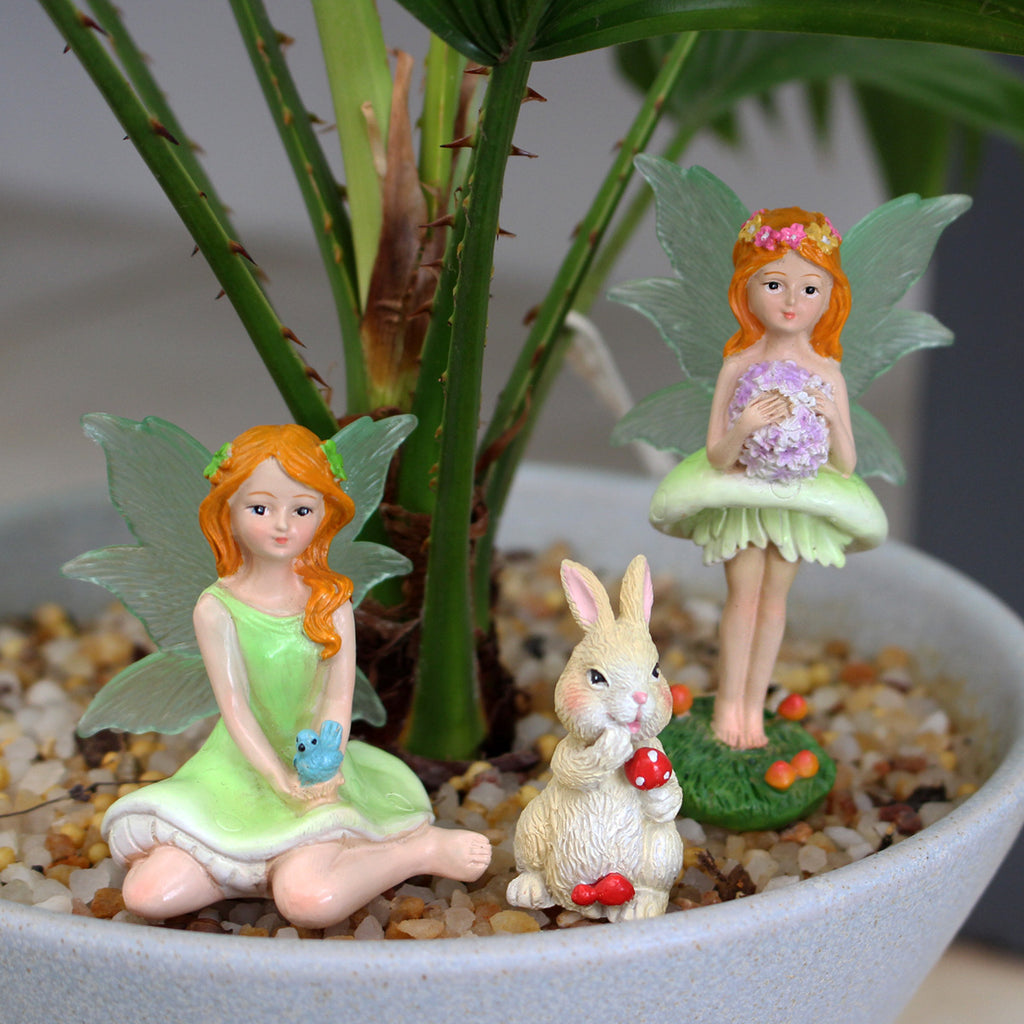 Pilz-Feen-Harz-Ornament-Set – Bild 6 | LuxeStyle