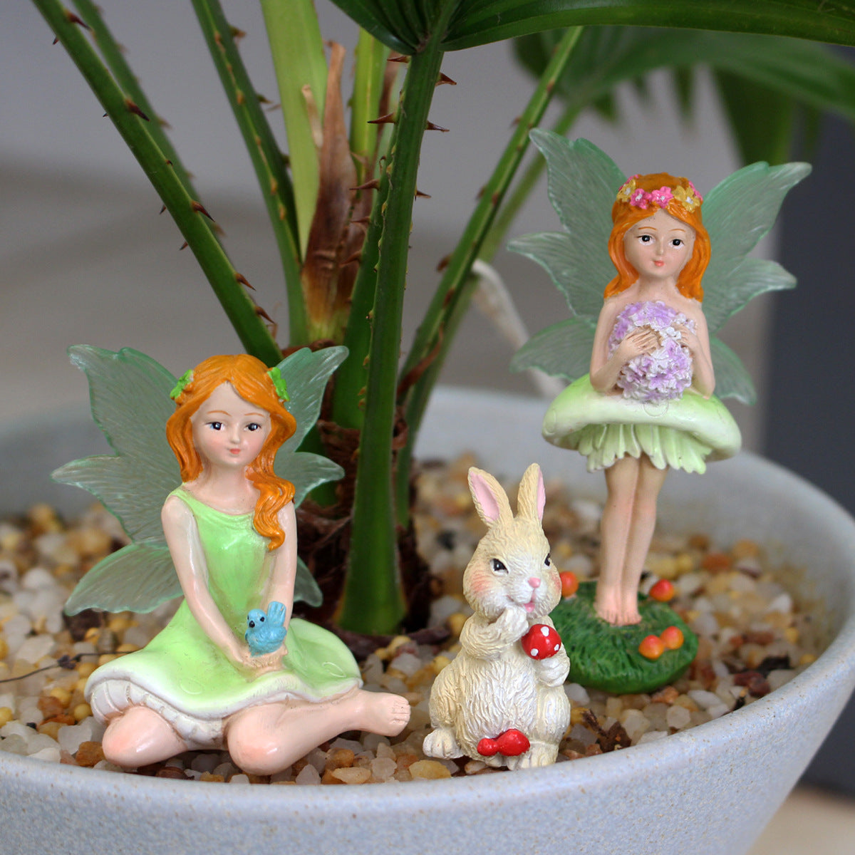 Pilz-Feen-Harz-Ornament-Set – Bild 6 | LuxeStyle