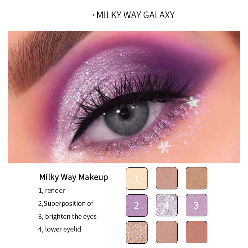 9 Farben Lidschatten-Palette – Matt & Perlglanz – Bild 7 | LuxeStyle