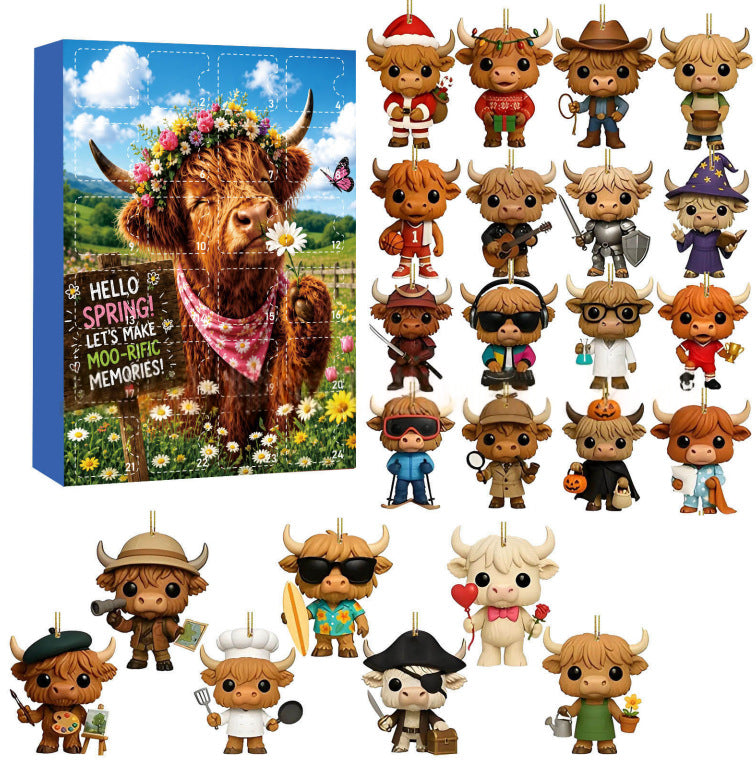 3D Highland Cow Adventskalender – Bild 13 | LuxeStyle