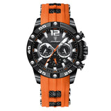 Farbe: 912 Schwarzes Gehäuse Orange