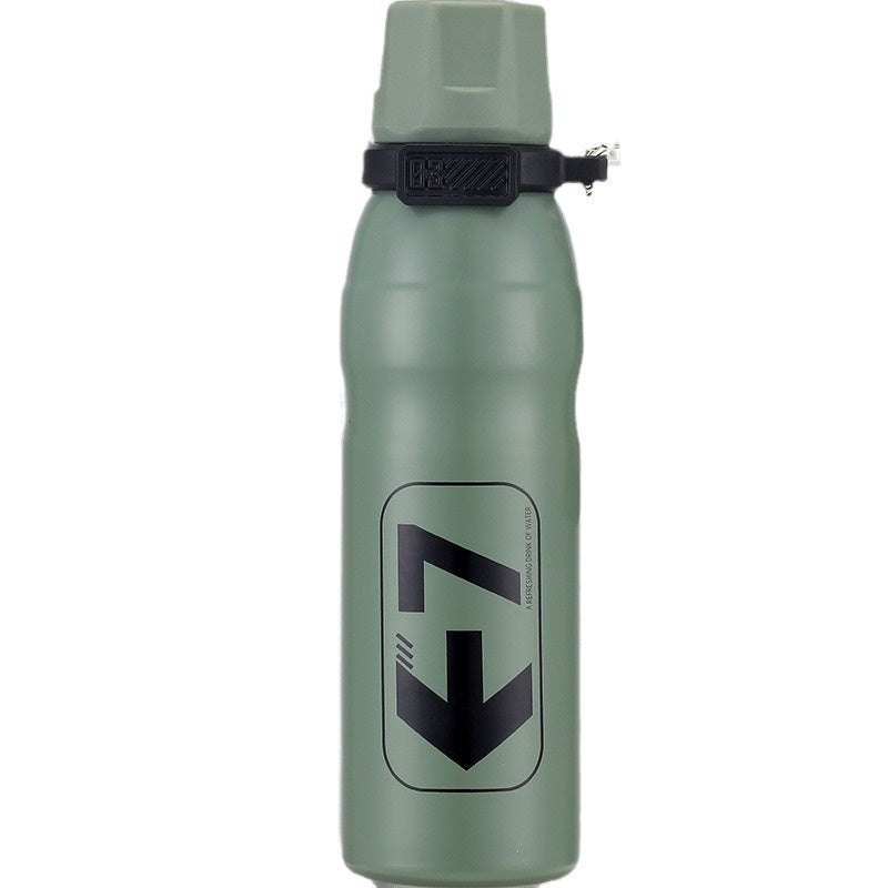 Grosse Outdoor-Isolierflasche aus Edelstahl 316