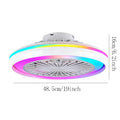 Smarter Deckenventilator mit RGB-Licht – Bild 1 | LuxeStyle
